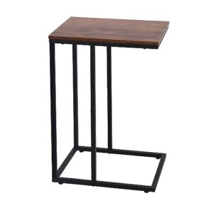 loftey c table end table | c shaped side table | couch tables that slide under | chair side table | ideal for couch, living room, bedroom