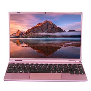 seryub laptop,8gb ram 256gb ssd laptops,14 inch 1920x1200 pixels ultrabook,intel celeron quad core j4105 computer (up to 2.5ghz),laptops with 5g/2.4g wifi,usb 3.0,type-c,full size keyboard pink