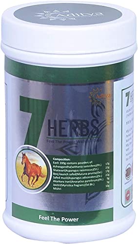 Aditya Natural AYURVEDIC Energy Booster Powder Medicine - 7 Herbs Feel The Power - Aditya Ayurvedic Pharmacy