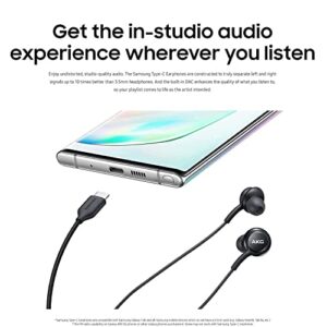 2022 Earbuds Stereo Headphones for Samsung Galaxy S22 S21 Ultra 5G, Galaxy S20 FE, Galaxy S10, S9 Plus, S10e, Note 10, Note 10+ - Designed by AKG - with Microphone and Volume Remote Type-C Connector