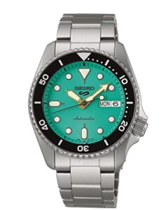 seiko 5 sports gents skx midi automatic watch srpk33k1, teal/grey