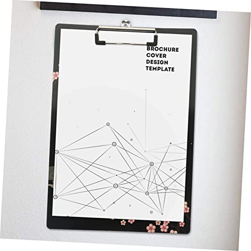 Acrylic Sheet Document Writing Board Metal Clip Hardboard Document Clipboard Folder Exam Paper Clips Acrylic Clipboards Good Looking Black Office Board Clipboard