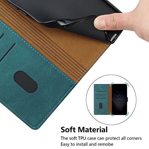 Phone Case Cover Compatible with Oppo Reno 6Pro 5G Case, Reno 6Pro 5G Wallet Case Slim PU Leather Phone Case Flip Folio Leather Case Card Holders Shockproof Protective Case with Wrist Strap Bags Sleev