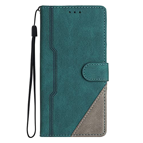 Phone Case Cover Compatible with Oppo Reno 6Pro 5G Case, Reno 6Pro 5G Wallet Case Slim PU Leather Phone Case Flip Folio Leather Case Card Holders Shockproof Protective Case with Wrist Strap Bags Sleev