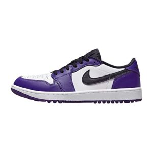 nike air jordan 1 low g golf shoes mens size- 12, purple