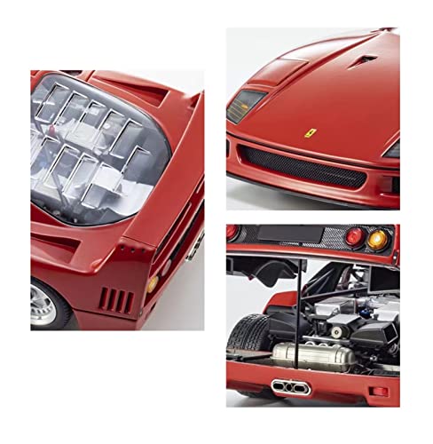 Classic Static Scale Models for Ferrari F40 1:18 Alloy Car Model Scale Vehicle Toy Souvenir Decoration Collection Adult Gift Non RC Toys