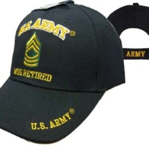 Flakita's Novelties Oficially Licensed US ARMY MSG RETIRED BALL CAP HAT