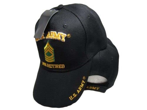 Flakita's Novelties Oficially Licensed US ARMY MSG RETIRED BALL CAP HAT