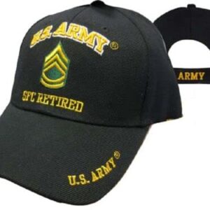 Flakita's Novelties Oficially Licensed US Army SFC Sergeant First Class Retired Hat Ball Cap Veteran