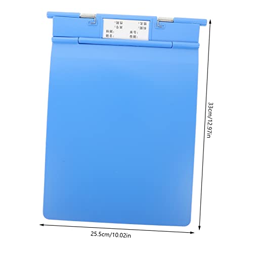 Ciieeo Case Folder Paper Folder Digital Writing Pad Office Folders Writing Paper Holder Nurse Clipboard Writing Clipboard Boards Exam Paper Base Writing Base Plate Abs Paper Pad Blue A4