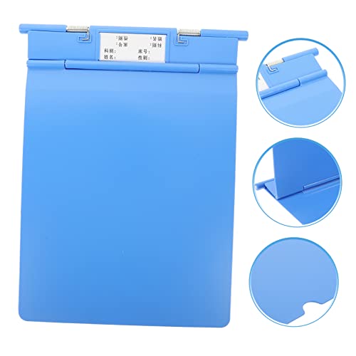 Ciieeo Case Folder Paper Folder Digital Writing Pad Office Folders Writing Paper Holder Nurse Clipboard Writing Clipboard Boards Exam Paper Base Writing Base Plate Abs Paper Pad Blue A4