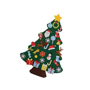 jojofuny mini christmas tree diy felt christmas tree set christmas hanging ornament handmade christmas tree christmas hanging pendant diy mini christmas tree calendar manual