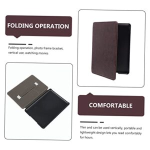UKCOCO Electronics Case Ebook Leather Case Ereaders Ebook Lightweight Protectors Case E- Reader Case Protector Reader Protection Cap Pu Coffee E-Reader