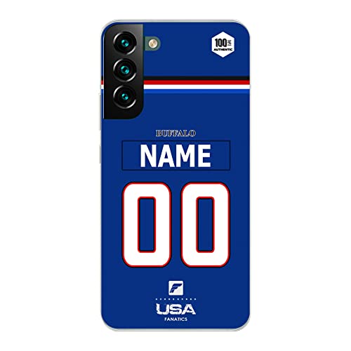 Football Phone Case Buffalo New York USA Customize Your Name and Number Silicone Transparent - Compatible iPhone and Samsung (Samsung Galaxy A04)