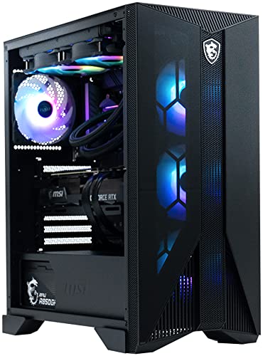 MSI Aegis RS 12TF-253US Gaming & Entertainment Desktop PC (Intel i9-12900KF 16-Core, 32GB DDR5 4800MHz RAM, 4TB PCIe SSD, GeForce RTX 3080 Ti, WiFi, Bluetooth, Win 10 Pro) Refurbished (Renewed)