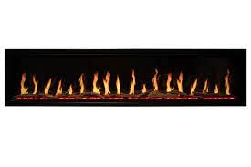 modern flames orion slim 76" single-sided heliovision virtual electric fireplace - or76-slim