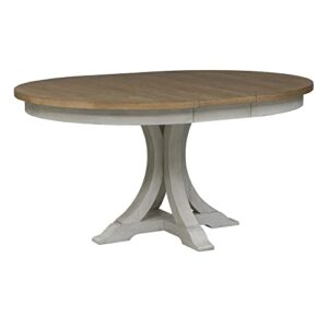 Liberty Furniture INDUSTRIES Farmhouse Reimagined Pedestal Table, W48 x D60 x H30, White