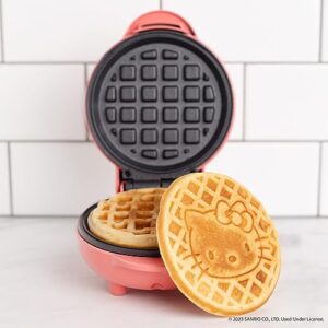 Uncanny Brands Hello Kitty Mini Waffle Maker - Cook With Your Favorite Kitty Character