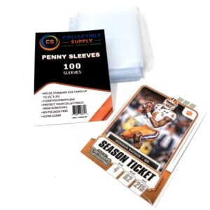 20 Pack Collectible Supply Penny Sleeves 100 Ct. Standard Size (2000 Total Sleeves) Trading Gaming Card Storage & Protection