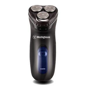 westinghouse shavers for men rechargeable electric razor for men, cordless rotary electric shaver with pop-trimmer with powerful rotating heads