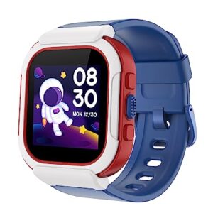 Cloudpoem Smart Watch for Kids Girls Boys, Kids Watch Fitness Tracker Watch with Pedometer Heart Rate Monitor Sleep Tracker Alarm Clocks Puzzle Games Calculator IP68 Waterproof, Kids Gift Blue