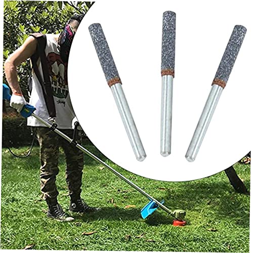 Chainsaw Sharpener with 3Pcs Burr Grinding Stone File - Essential Sharpening Tools and Rotating Tool Accessories for Efficient Grinding Stones