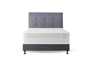 california king size mattress - 14 inch cool memory foam & spring hybrid mattress with breathable cover - comfort plush euro pillow top - rolled in a box - oliver & smith