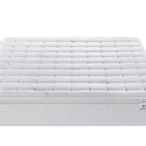 California King Size Mattress - 14 Inch Cool Memory Foam & Spring Hybrid Mattress with Breathable Cover - Comfort Plush Euro Pillow Top - Rolled in a Box - Oliver & Smith