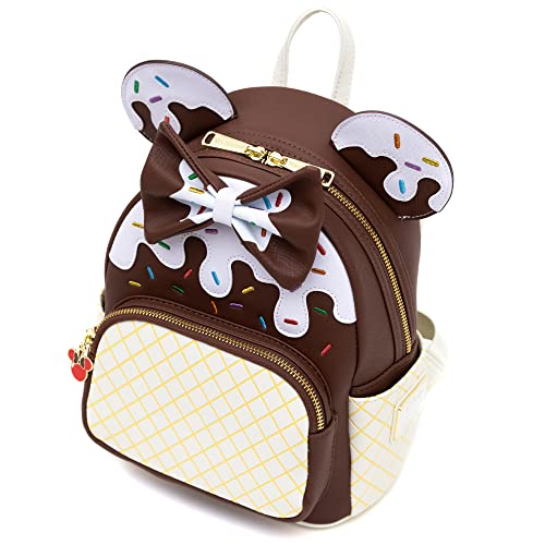 Loungefly Disney Minnie Mouse Chocolate Ice Cream Mini Backpack