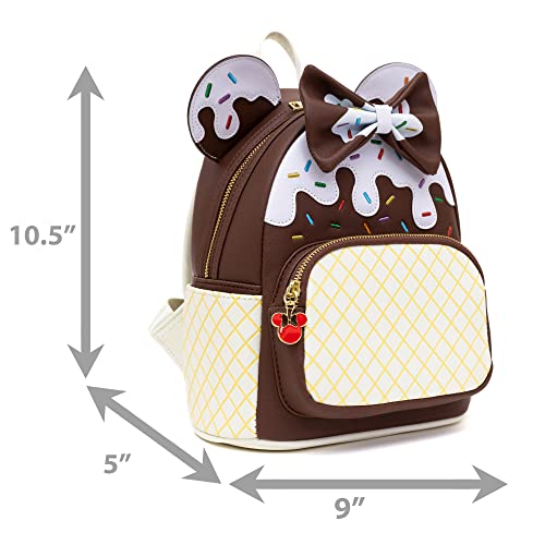 Loungefly Disney Minnie Mouse Chocolate Ice Cream Mini Backpack