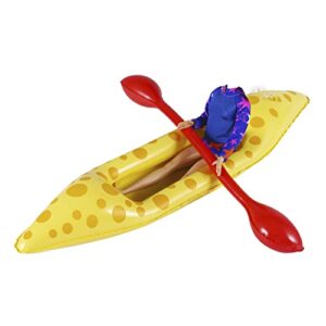 e-ting beach bikini swimsuit mermaid dress outfits with toy boat ship kayak accessories for 11.5-inches girl doll