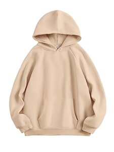 anrabess hoodies for women fleece oversized sweatshirt long sleeve casual loose fit basic athletic workout pullover sweatshirts fall outfits clothes preppy clothing 1025xingse-m apricot