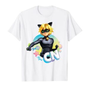 Miraculous Ladybug Summer Aqua Cat Noir T-Shirt