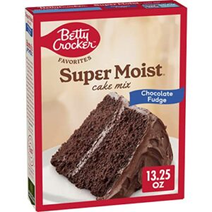 betty crocker supermoist chocolate fudge cake mix, 13.25 oz