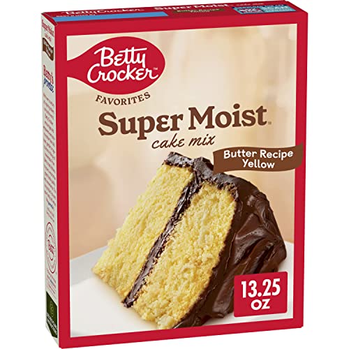 Betty Crocker Supermoist Butter Recipe Yellow Cake Mix, 13.25 OZ