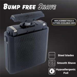 Supreme Trimmer SOLO | STF101 Single Foil Shaver |150 Min Runtime | USB-C Pocket Shaver for Barbers, Travel or Home use | Black