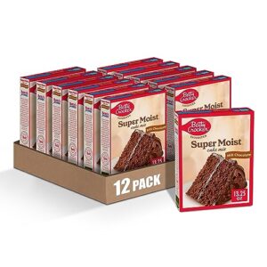 betty crocker delights supermoist milk chocolate cake mix, 13.25 oz (pack of 12)
