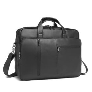 seyfocnia men's messenger bag,17.3 inch laptop briefcase work bag satchel computer handbag shoulder bag crossbody bags for women men