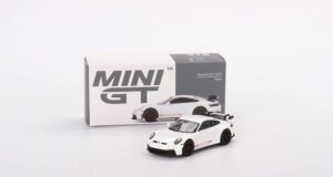 true scale miniatures model car compatible with porsche 911 (992) white limited edition 1/64 diecast model car mgt00478
