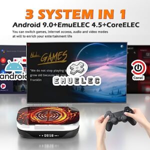 Bearway Super Console X4 Plus Retro Game Console 60,000+ Games Video Game Console Compatible with Most Emulators Android 11/EmuE 4.6/CoreE 3 System in1 /S905x4 Chips (256G)