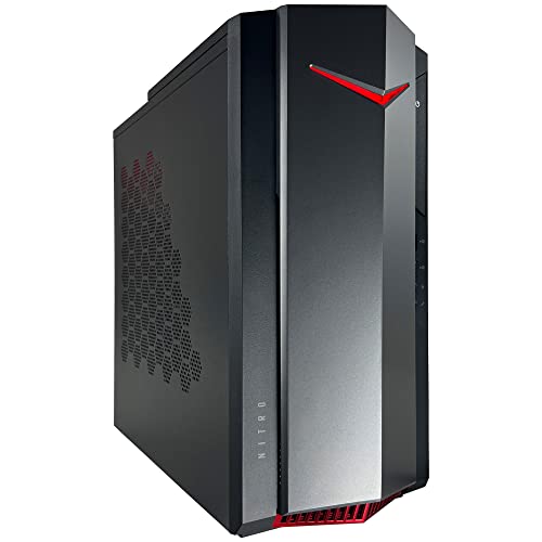 acer Nitro 50 N50 Gaming Desktop Computer - 12th Gen Intel Core i5-12400F 6-Core up to 4.40GHz CPU, 64GB RAM, 4TB NVMe SSD + 10TB HDD, GeForce GTX 1650 4GB Graphics, Intel Wi-Fi 6, Windows 11 Home