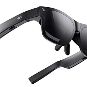RayNeo XR Glasses - TCL NXTWEAR S with 201" Micro OLED, 1080P Video Display Glasses, Dynamic Stereo Sound, 3D Movie, Multi-Window Work, Watch and Game on PC/Android/iOS/Consoles/Cloud (Not RayNeo X2)