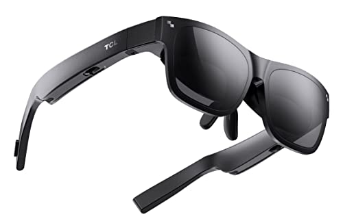 RayNeo XR Glasses - TCL NXTWEAR S with 201" Micro OLED, 1080P Video Display Glasses, Dynamic Stereo Sound, 3D Movie, Multi-Window Work, Watch and Game on PC/Android/iOS/Consoles/Cloud (Not RayNeo X2)