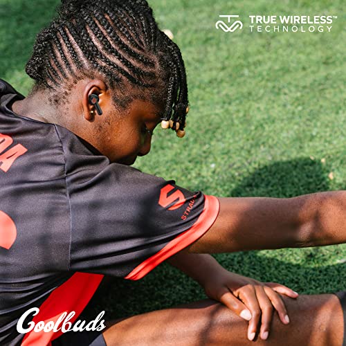 COOLBUDS Basketball Wireless Bluetooth Earbuds | Rechargeable Bluetooth Headphones w/Call Control & Voice Assistant | True Wireless Earbuds, Noise Isolation Wireless Headphones w/ 36 HRS of Playtime