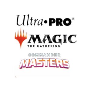 ultra pro - commander masters card playmat for magic: the gathering ft. sol ring, protect your gaming and collectible cards during gameplay, use as oversized mouse pad, desk mat