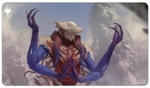 ultra pro - commander masters card playmat for magic: the gathering ft. zhulodok, void gorger, protect your gaming and collectible cards during gameplay, use as oversized mouse pad, desk mat