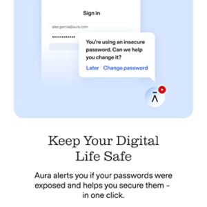 Aura Ultimate Online Safety Suite | Internet Security & Identity Protection Software | Antivirus, VPN, Password Manager, Dark Web Monitoring | Individual Plan, 1 Month Prepaid Subscription [PC/Mac Online Code]