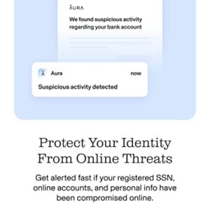 Aura Ultimate Online Safety Suite | Internet Security & Identity Protection Software | Antivirus, VPN, Password Manager, Dark Web Monitoring | Individual Plan, 1 Month Prepaid Subscription [PC/Mac Online Code]