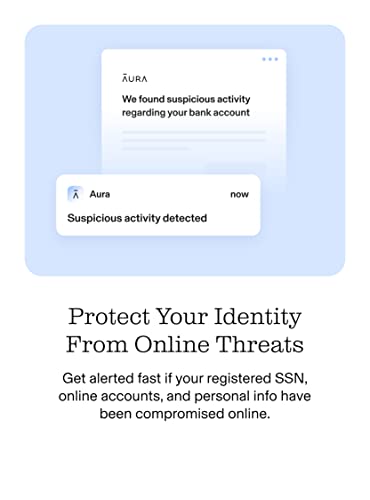 Aura Ultimate Online Safety Suite | Internet Security & Identity Protection Software | Antivirus, VPN, Password Manager, Dark Web Monitoring | Individual Plan, 1 Month Prepaid Subscription [PC/Mac Online Code]