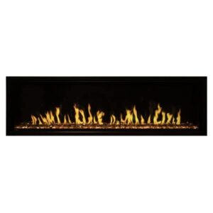 modern flames orion slim 60" single-sided heliovision virtual electric fireplace - or60-slim